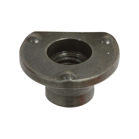 ÉCROU À SOUDER CYLINDRIQUE + MÉPLAT 3 BOSSAGES M10