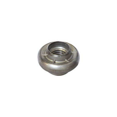 CYLINDRICAL SHOULDERED CRIMP NUT 6 ANTI-ROTATION FEATURES M12