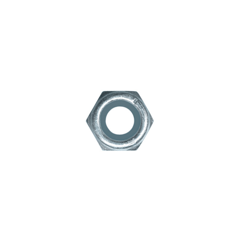ÉCROU HEXAGONAL AUTO-FREINÉ À BAGUE NYLON CL10 M10-1.25 DIN 982