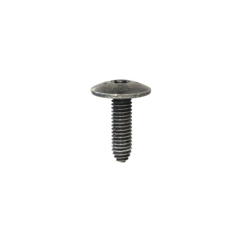 EXTRA LARGE DOME HEAD BLACK SCREW M6-1.00 X 20 mm BUMPER