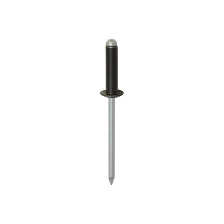 BLACK ALUMINIUM ALLOY RIVET Ø 4 X 16 mm BODYWORK