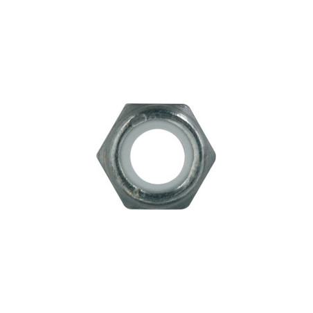 ÉCROU HEXAGONAL AUTO-FREINÉ À BAGUE NYLON CL8 M8-1.25 DIN 982