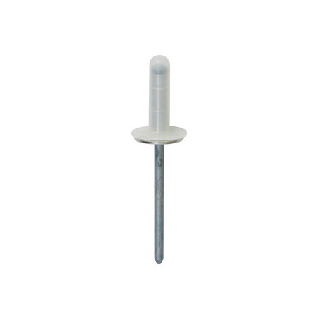 RIVET ALU TÊTE LARGE AVEC TÉTINE Ø 4,9 X 17.5 mm