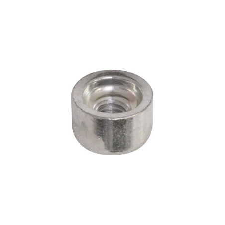 ÉCROU À SOUDER CYLINDRIQUE SANS BOSSAGE M6