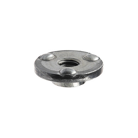ÉCROU À SOUDER CYLINDRIQUE 3 BOSSAGES M6