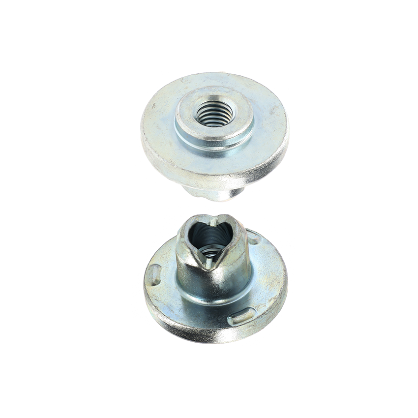 CYLINDRICAL SHOULDERED WELD NUT 3 PROJECTIONS M12