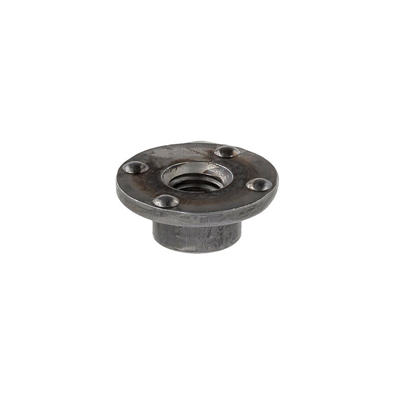 ÉCROU À SOUDER CYLINDRIQUE 4 BOSSAGES M10