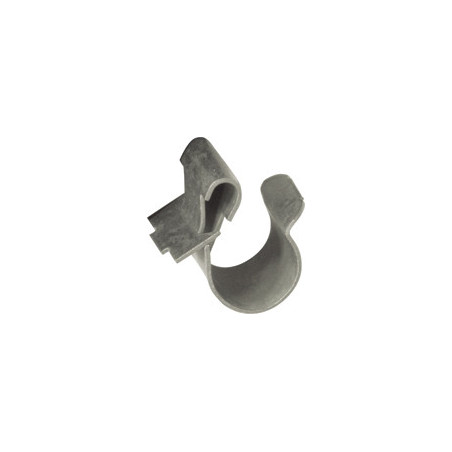 AGRAFE SUPPORT DE TUBE MÉTAL 1 LOGEMENT Ø 7 → 8 mm POUR BORD DE TÔLE