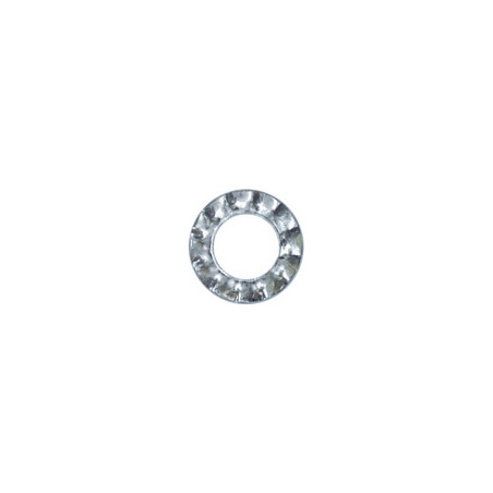 EXTERNAL SERRATED WASHER Ø 5 X 9 mm NFE 27-624 EXTERNAL SERRATED