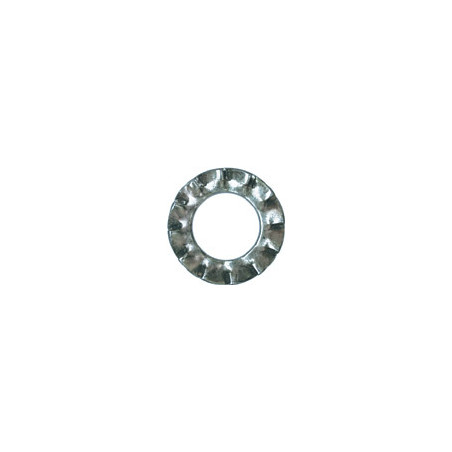 EXTERNAL SERRATED WASHER Ø 6 X 11 mm NFE 27-624 EXTERNAL SERRATED