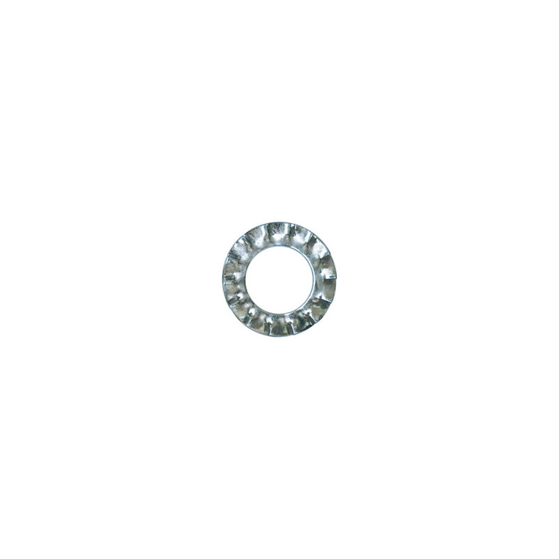 EXTERNAL SERRATED WASHER Ø 8 X 14 mm NFE 27-624 EXTERNAL SERRATED
