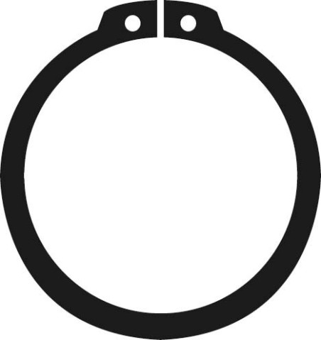 SEGMENT D'ARRÊT Ø 6 X 0,7 mm DIN 471 EXTÉRIEUR