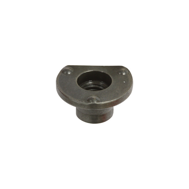 ÉCROU À SOUDER CYLINDRIQUE + MÉPLAT 3 BOSSAGES M10