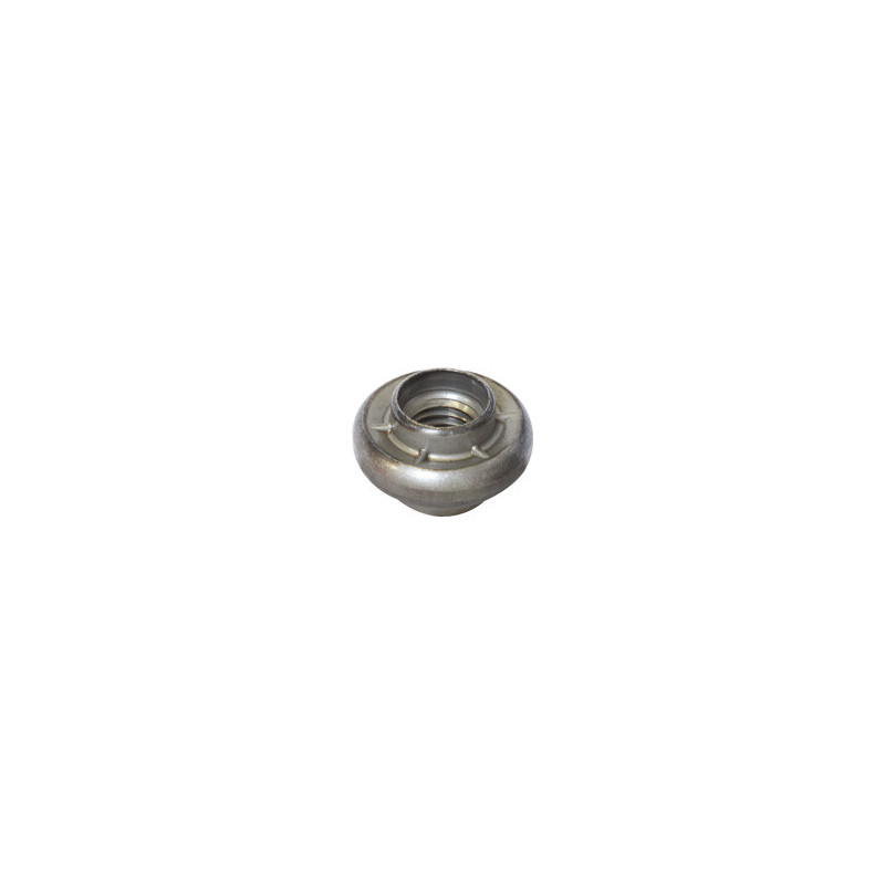 CYLINDRICAL SHOULDERED CRIMP NUT 6 ANTI-ROTATION FEATURES M12