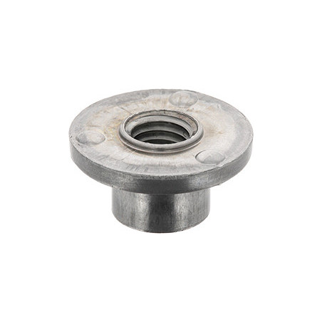 ÉCROU À SOUDER CYLINDRIQUE 3 BOSSAGES M8