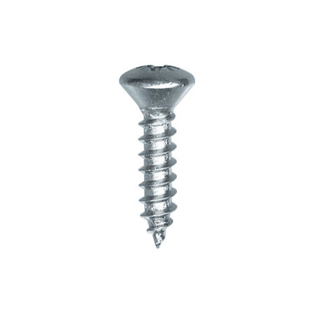 VIS À TÔLE TÊTE FRAISÉE BOMBÉE POZI ZN BLANC Ø 4,8 X 19 mm DIN 7983