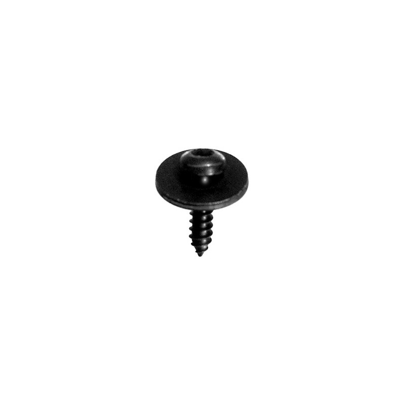 VIS À TÔLE TÊTE CYLINDRIQUE BOMBÉE AVEC RONDELLE ZN NOIR Ø 4,2 X 16 mm