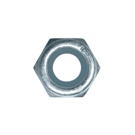 GRADE 10 SELF LOCKING NUT WITH NYLON INSERT M10-1.25 DIN 982