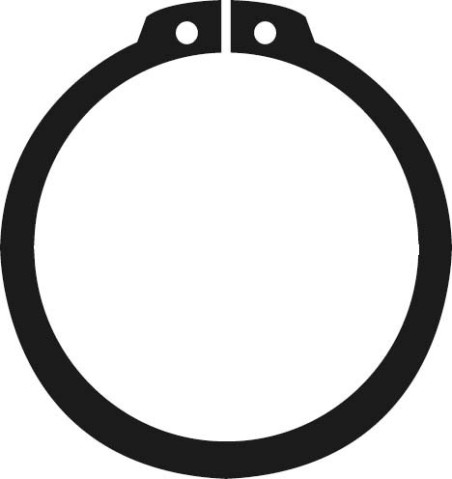 SEGMENT D'ARRÊT Ø 8 X 0,8 mm DIN 471 EXTÉRIEUR