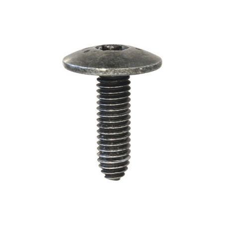 EXTRA LARGE DOME HEAD BLACK SCREW M6-1.00 X 20 mm BUMPER
