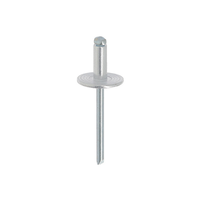 LARGE HEAD ALUMINIUM ALLOY RIVET Ø 4,8 X 11,5 mm BUMPER BRACKET AND ABSORBER