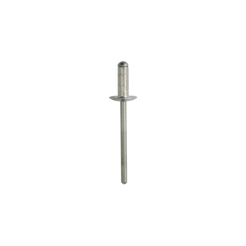 RIVET ALU MULTI-SERRAGE TÊTE LARGE Ø 6,4 x 16 mm