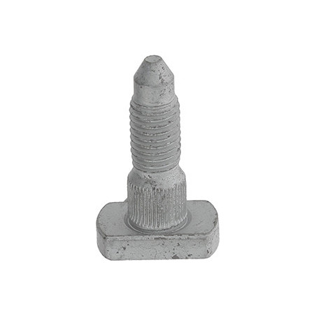 CYLINDRICAL HEAD WITH FLATS KNURLED METRIC SCREW M12 X 42 mm