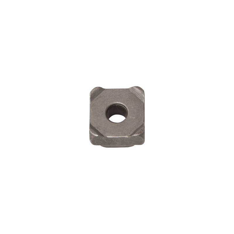 SQUARE WELD NUT 4 PROJECTIONS  UNTHREAD Ø 5,5 mm FOR SCREW M6