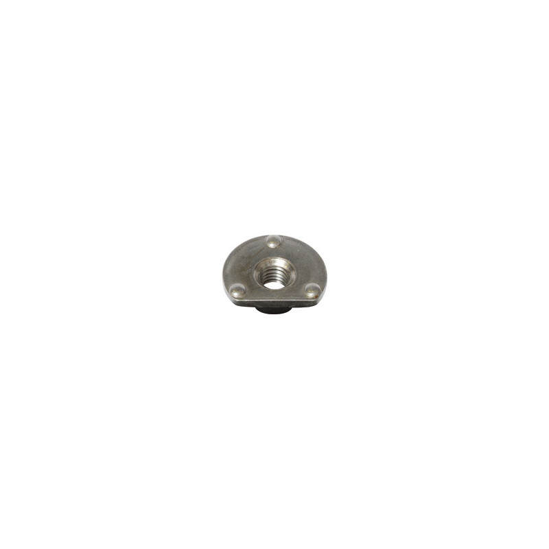 ÉCROU À SOUDER CYLINDRIQUE + MÉPLAT 3 BOSSAGES M8