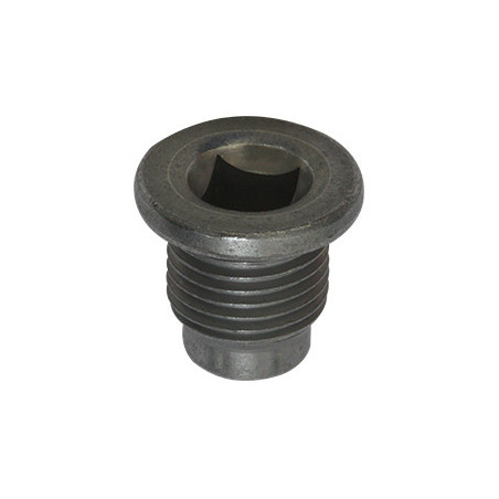 BOUCHON DE VIDANGE TÊTE CYLINDRIQUE EMPREINTE CARRÉ CREUSE M16X1,5X17