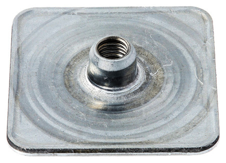SQUARE WELD PLATE M8 - 50 x 50 x 11,6 mm