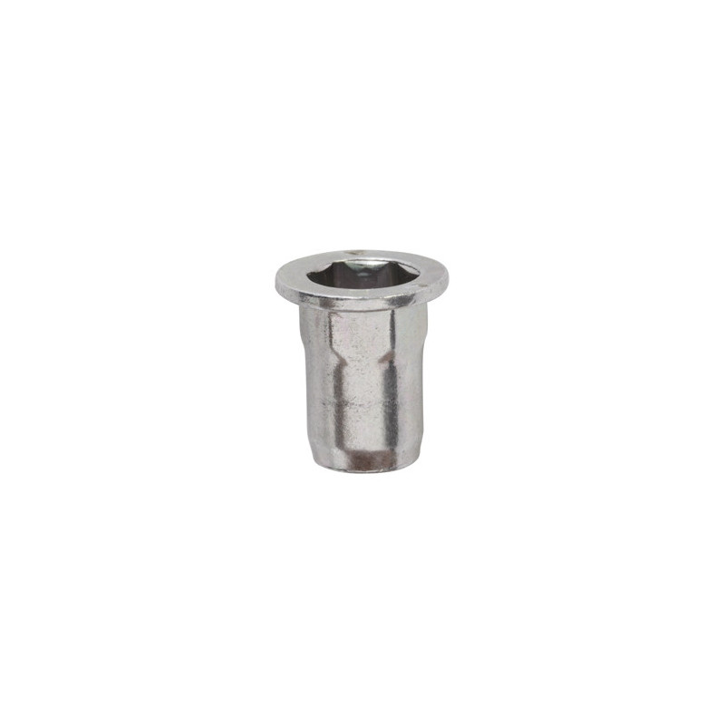 ÉCROU À SERTIR ACIER FÛT HEXAGONAL M8-1.25 / 0,5 → 3 mm