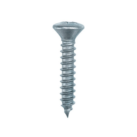 VIS À TÔLE TÊTE FRAISÉE BOMBÉE POZI ZN BLANC Ø 4,8 X 25 mm DIN 7983